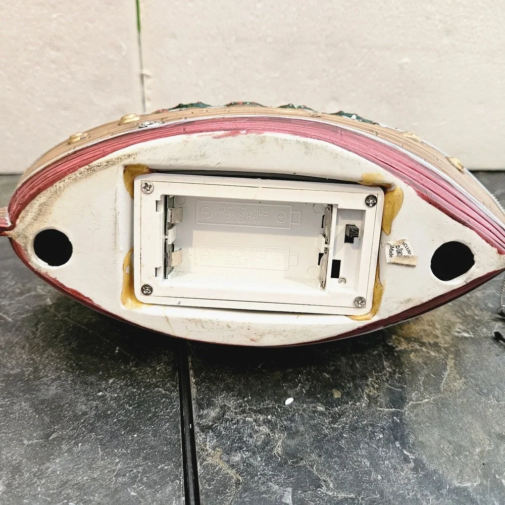 Carole Towne Seafarer Christmas Ship •Nautical Village Boat •Dual Power 2002